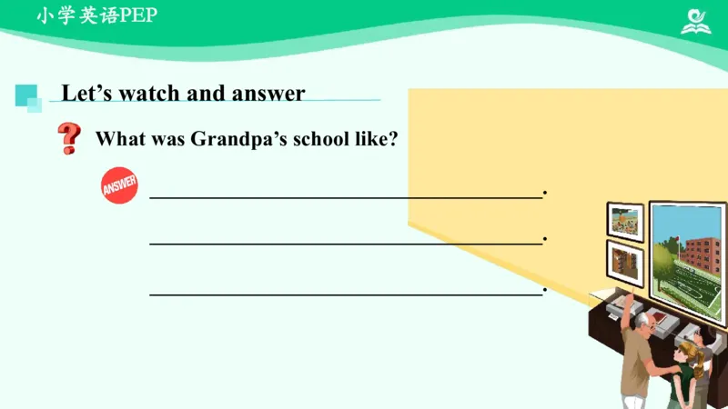 Unit4Thenandnow-PartA课件_26春四年级上下册人教版_四上英语合集人教版PEP英语四年级上册新教材（教学视频+课件+动画+音频+练习+教案）_19同步教案课件_人教pep3_6年级下册_PDF课件