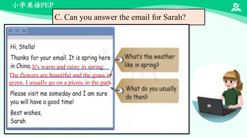 Recycle1PartB课件_26春四年级上下册人教版_四上英语合集人教版PEP英语四年级上册新教材（教学视频+课件+动画+音频+练习+教案）_19同步教案课件_人教pep3_5年级下册_PDF课件