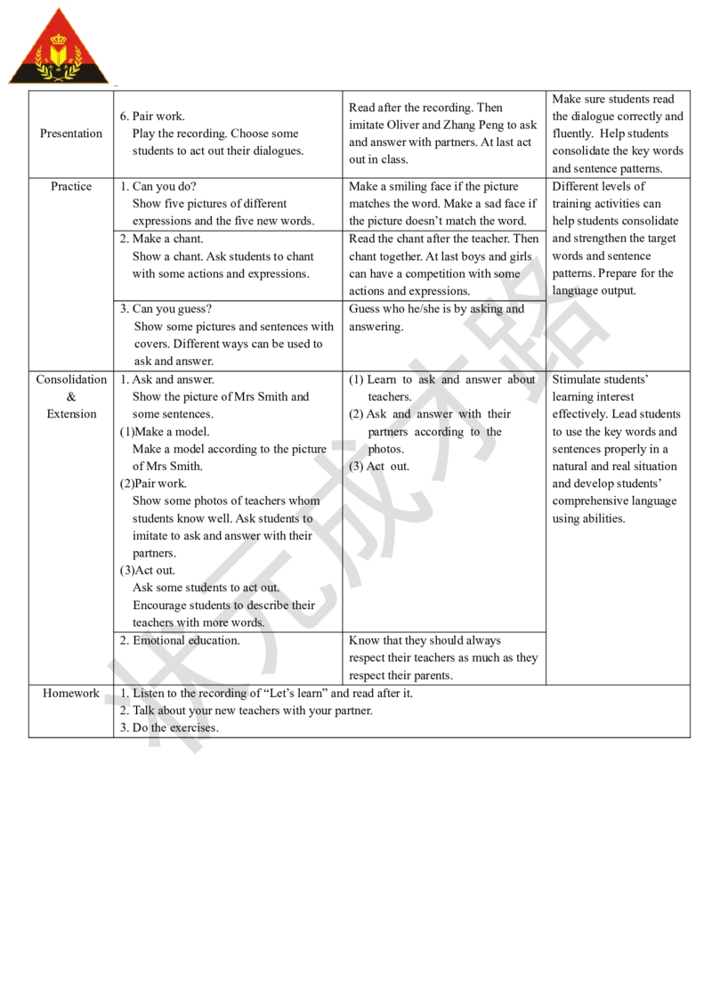 Thesecondperiod（第二课时）_26春四年级上下册人教版_四上英语合集人教版PEP英语四年级上册新教材（教学视频+课件+动画+音频+练习+教案）_19同步教案课件_人教pep3_3-6上册_5年级上册_965