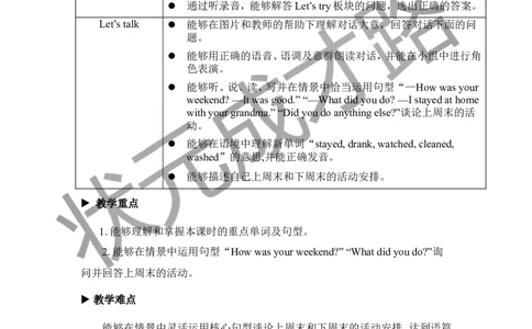 Thefirstperiod（第一课时）_26春四年级上下册人教版_四上英语合集人教版PEP英语四年级上册新教材（教学视频+课件+动画+音频+练习+教案）_19同步教案课件_人教pep3_3-6下册_6年级下册_Unit2