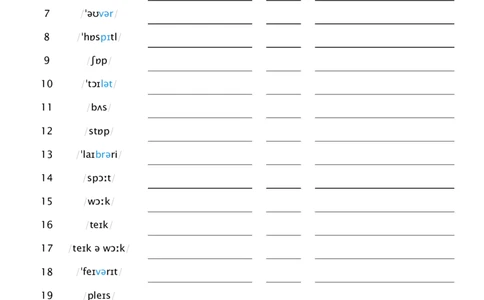 U3看音标默写单词_26春四年级上下册人教版_四上英语合集人教版PEP英语四年级上册新教材（教学视频+课件+动画+音频+练习+教案）_05单词背诵默写8套（word+pdf）_word版