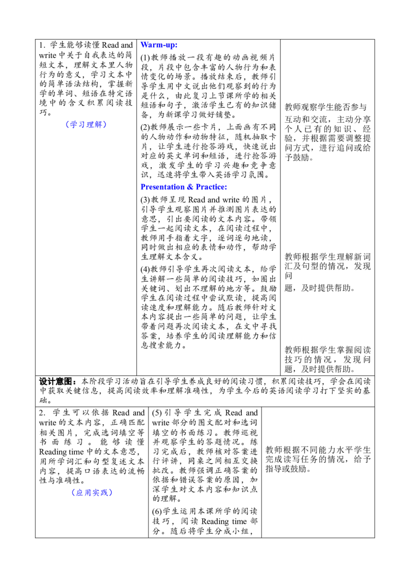 Unit2Expressingyourself教案(1)_26春四年级上下册人教版_四上英语合集人教版PEP英语四年级上册新教材（教学视频+课件+动画+音频+练习+教案）_19同步教案课件_人教pep3_3-6下册_2025春_教案