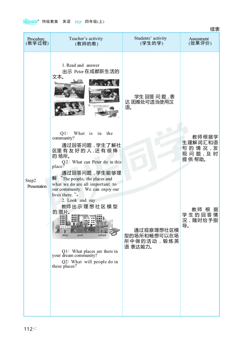 Unit3Placeswelivein_26春四年级上下册人教版_四上英语合集人教版PEP英语四年级上册新教材（教学视频+课件+动画+音频+练习+教案）_19同步教案课件_人教pep3_3-6上册_4年级上册（25秋）