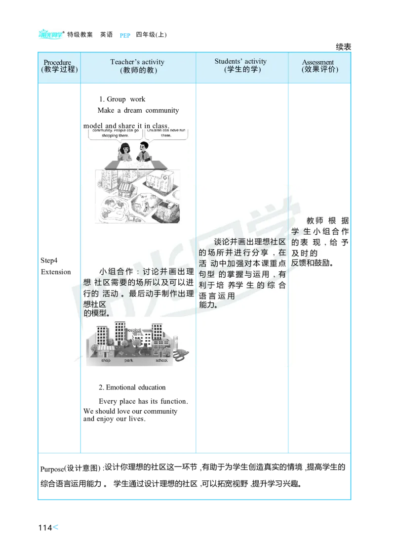 Unit3Placeswelivein_26春四年级上下册人教版_四上英语合集人教版PEP英语四年级上册新教材（教学视频+课件+动画+音频+练习+教案）_19同步教案课件_人教pep3_3-6上册_4年级上册（25秋）