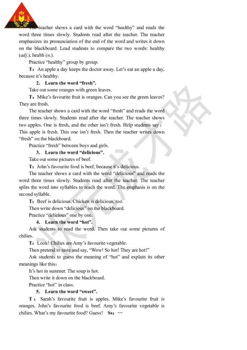 Thefifthperiod（第五课时）_26春四年级上下册人教版_四上英语合集人教版PEP英语四年级上册新教材（教学视频+课件+动画+音频+练习+教案）_19同步教案课件_人教pep3_3-6上册_5年级上册_Unit3