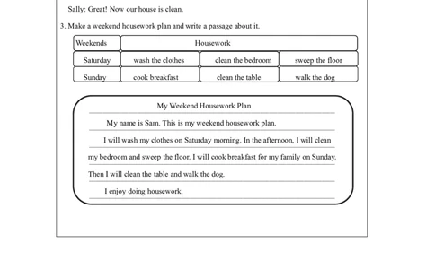 9Unit5HouseworkPartA_国家课_课后练习_26春四年级上下册人教版_四上英语合集人教版PEP英语四年级上册新教材（教学视频+课件+动画+音频+练习+教案）_17练习资料_《小学英语》