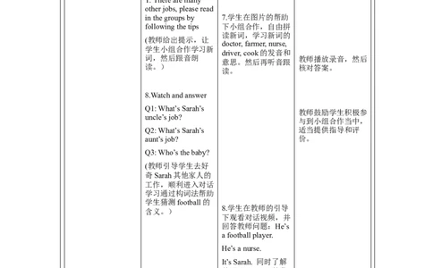 B-教学设计_26春四年级上下册人教版_四上英语合集人教版PEP英语四年级上册新教材（教学视频+课件+动画+音频+练习+教案）_19同步教案课件_人教pep3_3-6上册_《之江汇教案》24秋新教材_132