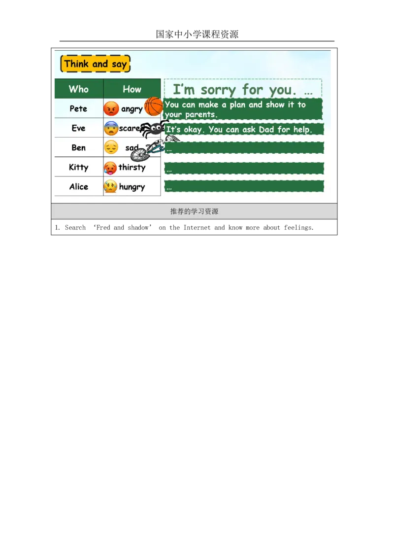 9Unit3Period3_学习任务单_26春四年级上下册人教版_四上英语合集人教版PEP英语四年级上册新教材（教学视频+课件+动画+音频+练习+教案）_17练习资料_小学英语（预习复习资料大礼包）_915