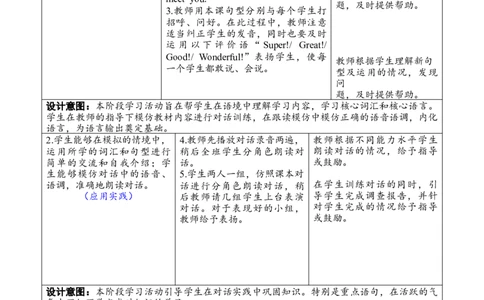 Unit1第一课时PartA(Let&rsquo;stalk&Listen,singandrole-play)_26春四年级上下册人教版_四上英语合集人教版PEP英语四年级上册新教材（教学视频+课件+动画+音频+练习+教案）_19同步教案课件