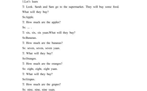 Unit6第5课时PartBLet'slearn＆Listenandchant_26春四年级上下册人教版_四上英语合集人教版PEP英语四年级上册新教材（教学视频+课件+动画+音频+练习+教案）_19同步教案课件_人教pep3