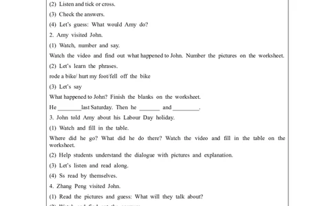 A-教学设计_26春四年级上下册人教版_四上英语合集人教版PEP英语四年级上册新教材（教学视频+课件+动画+音频+练习+教案）_19同步教案课件_人教pep3_3-6下册_《之江汇教案》_6年级下册_846