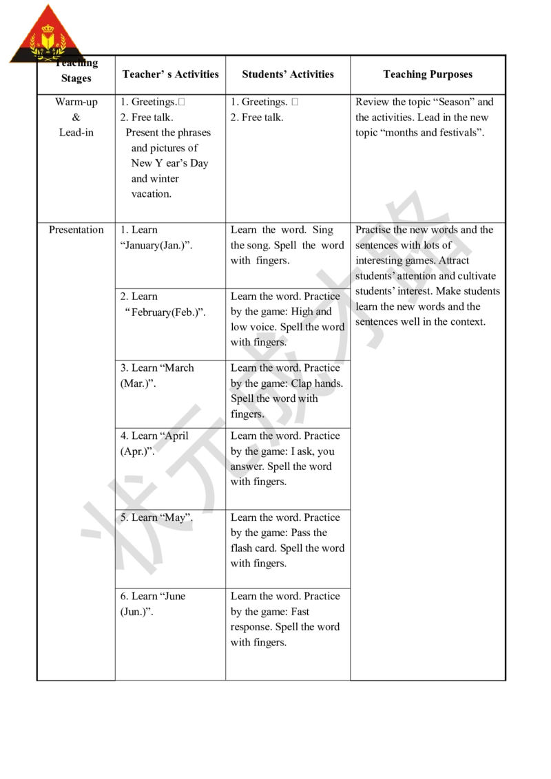 Thesecondperiod(第二课时)_26春四年级上下册人教版_四上英语合集人教版PEP英语四年级上册新教材（教学视频+课件+动画+音频+练习+教案）_19同步教案课件_人教pep3_3-6下册_5年级下册_Unit3