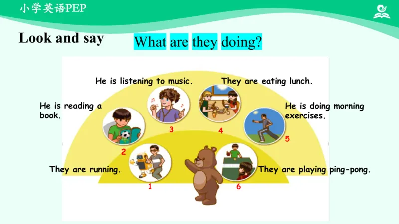 Unit6Workquietly!-PartA课件_26春四年级上下册人教版_四上英语合集人教版PEP英语四年级上册新教材（教学视频+课件+动画+音频+练习+教案）_19同步教案课件_人教pep3_5年级下册_PDF课件