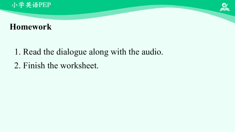 Unit6Workquietly!-PartA课件_26春四年级上下册人教版_四上英语合集人教版PEP英语四年级上册新教材（教学视频+课件+动画+音频+练习+教案）_19同步教案课件_人教pep3_5年级下册_PDF课件