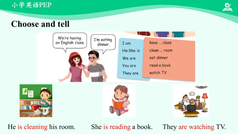 Unit6Workquietly!-PartA课件_26春四年级上下册人教版_四上英语合集人教版PEP英语四年级上册新教材（教学视频+课件+动画+音频+练习+教案）_19同步教案课件_人教pep3_5年级下册_PDF课件