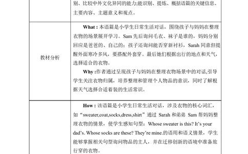 Unit6第一课时_26春四年级上下册人教版_四上英语合集人教版PEP英语四年级上册新教材（教学视频+课件+动画+音频+练习+教案）_19同步教案课件_人教pep3_3-6上册_4年级上册（25秋新教材）