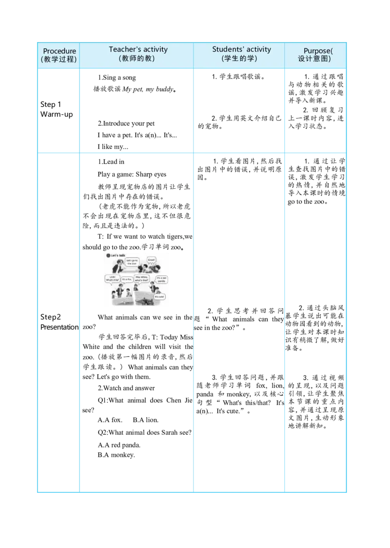 Unit3AmazinganimalsPartBLet'stalk&Let'slearn大单元整体教学设计_26春四年级上下册人教版_四上英语合集人教版PEP英语四年级上册新教材（教学视频+课件+动画+音频+练习+教案）_Unit3