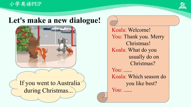 Unit2PartC课件_26春四年级上下册人教版_四上英语合集人教版PEP英语四年级上册新教材（教学视频+课件+动画+音频+练习+教案）_19同步教案课件_人教pep3_5年级下册_PDF课件