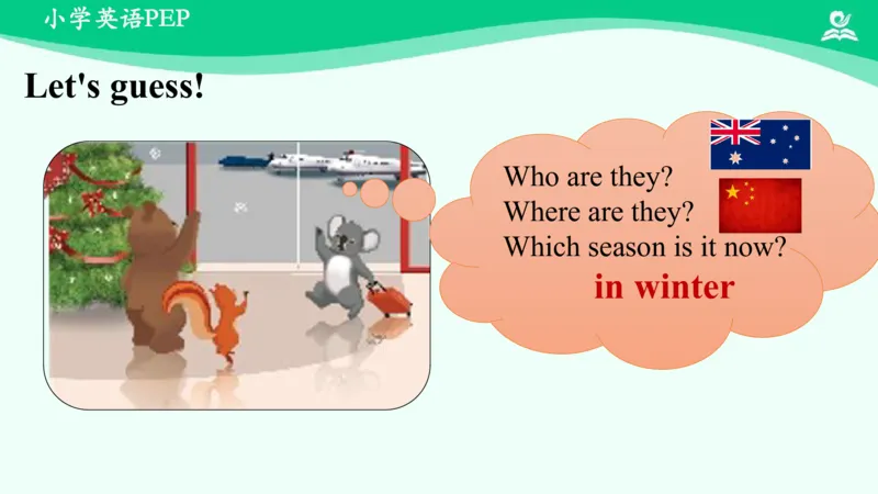 Unit2PartC课件_26春四年级上下册人教版_四上英语合集人教版PEP英语四年级上册新教材（教学视频+课件+动画+音频+练习+教案）_19同步教案课件_人教pep3_5年级下册_PDF课件