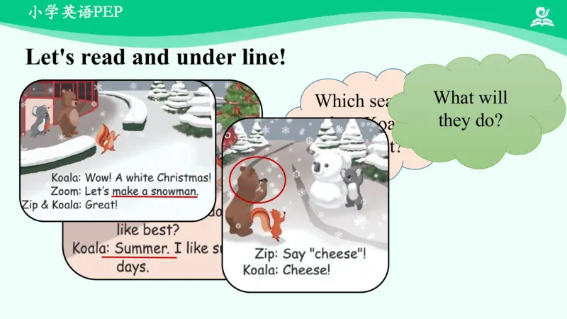 Unit2PartC课件_26春四年级上下册人教版_四上英语合集人教版PEP英语四年级上册新教材（教学视频+课件+动画+音频+练习+教案）_19同步教案课件_人教pep3_5年级下册_PDF课件