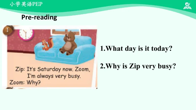 Unit1PartC课件_26春四年级上下册人教版_四上英语合集人教版PEP英语四年级上册新教材（教学视频+课件+动画+音频+练习+教案）_19同步教案课件_人教pep3_5年级下册_PDF课件