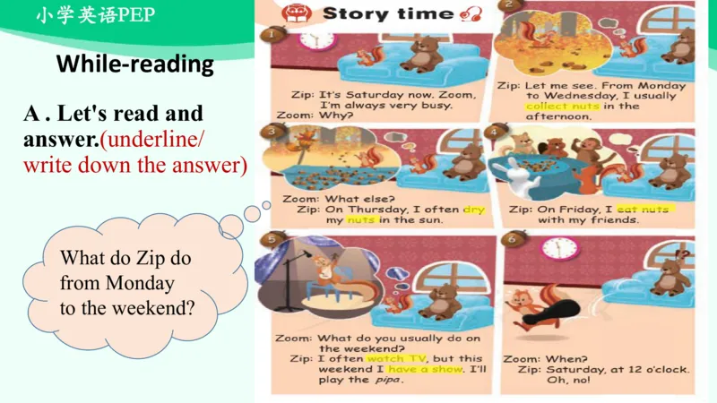 Unit1PartC课件_26春四年级上下册人教版_四上英语合集人教版PEP英语四年级上册新教材（教学视频+课件+动画+音频+练习+教案）_19同步教案课件_人教pep3_5年级下册_PDF课件