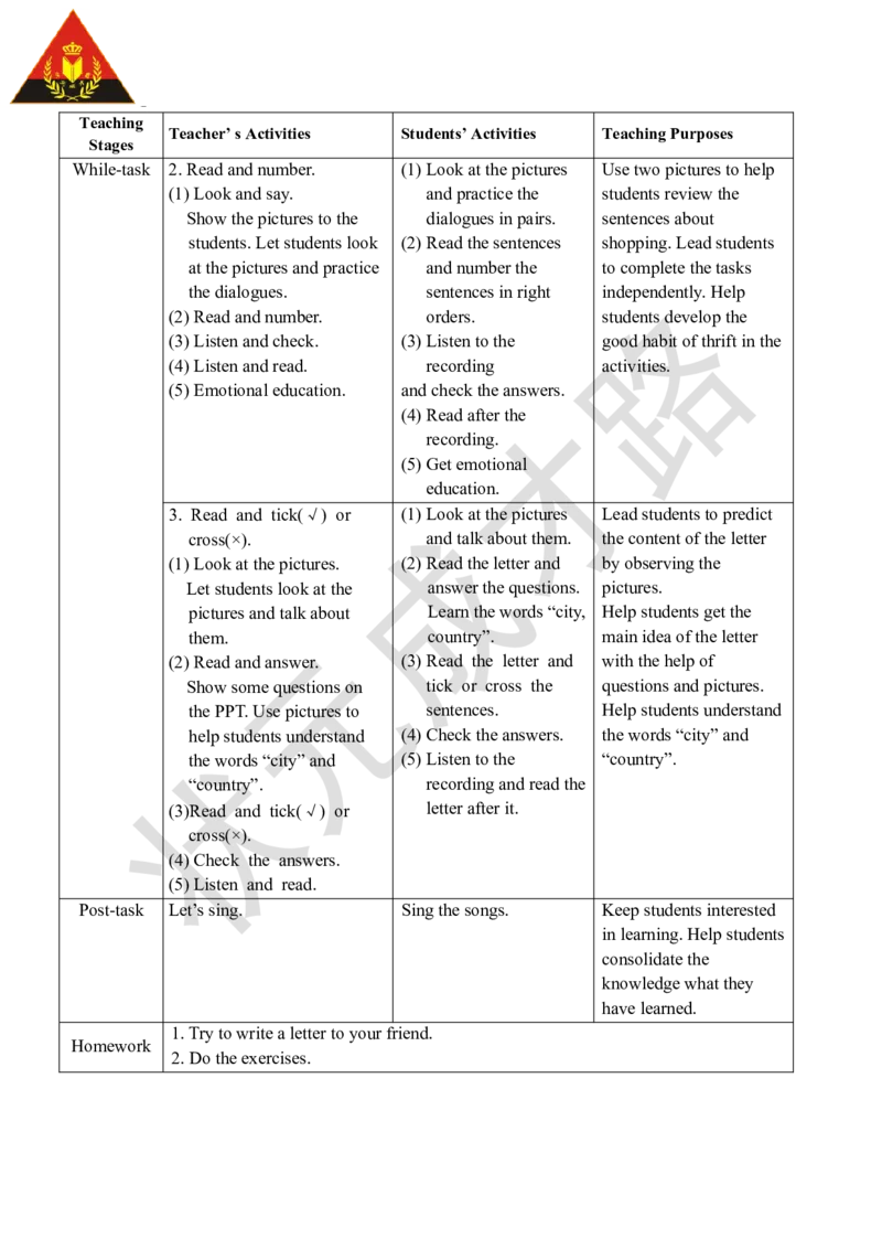 Thesecondperiod（第二课时）_26春四年级上下册人教版_四上英语合集人教版PEP英语四年级上册新教材（教学视频+课件+动画+音频+练习+教案）_19同步教案课件_人教pep3_3-6下册_4年级下册_85