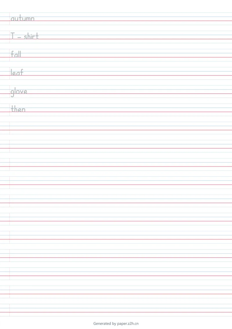 U6棒棒体字帖_26春四年级上下册人教版_四上英语合集人教版PEP英语四年级上册新教材（教学视频+课件+动画+音频+练习+教案）_06单词字帖3套_word版