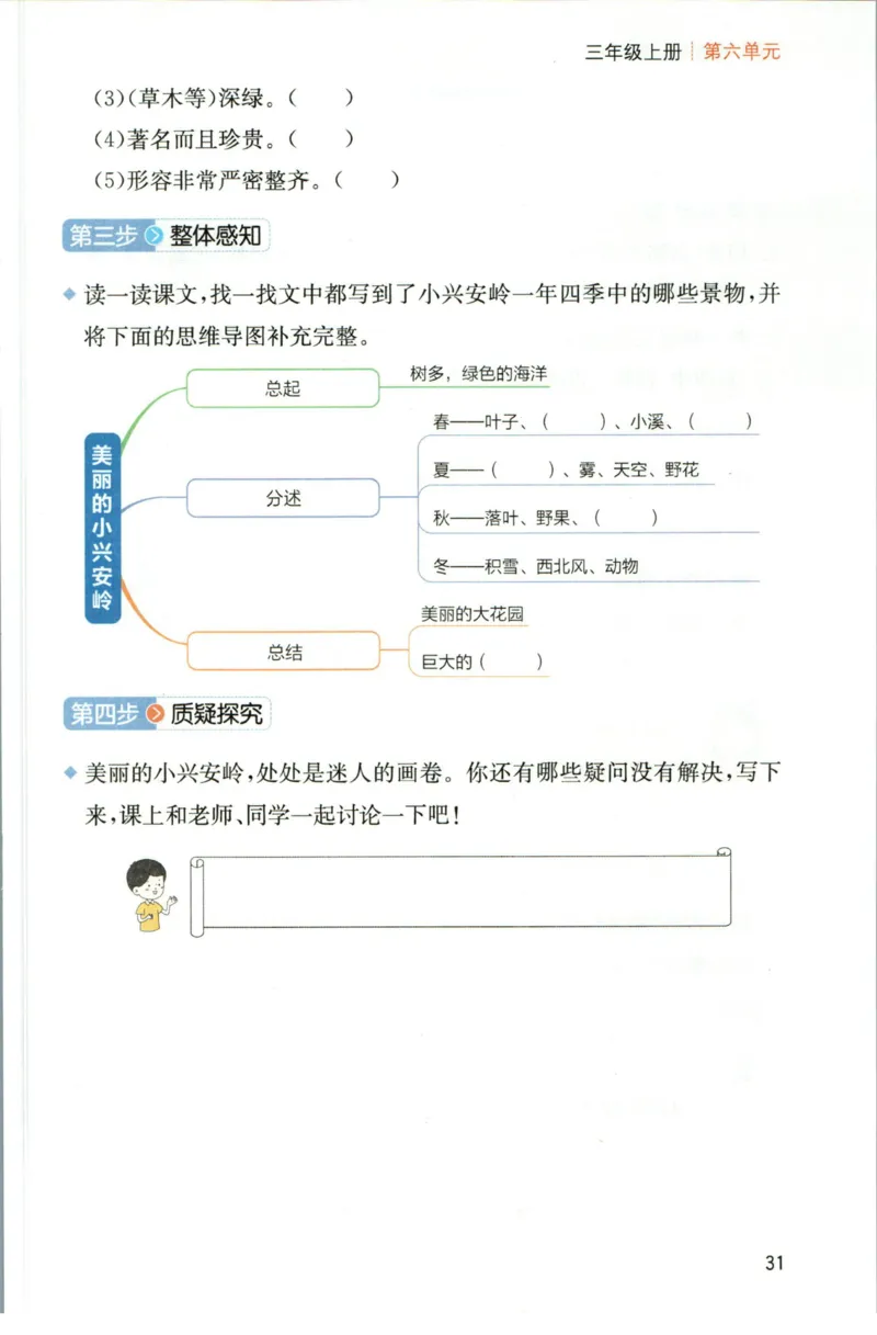 一本三年级上册语文高效预习单_26春四年级上下册人教版_四上英语合集人教版PEP英语四年级上册新教材（教学视频+课件+动画+音频+练习+教案）_17练习资料_《预习卡》_1-6上册
