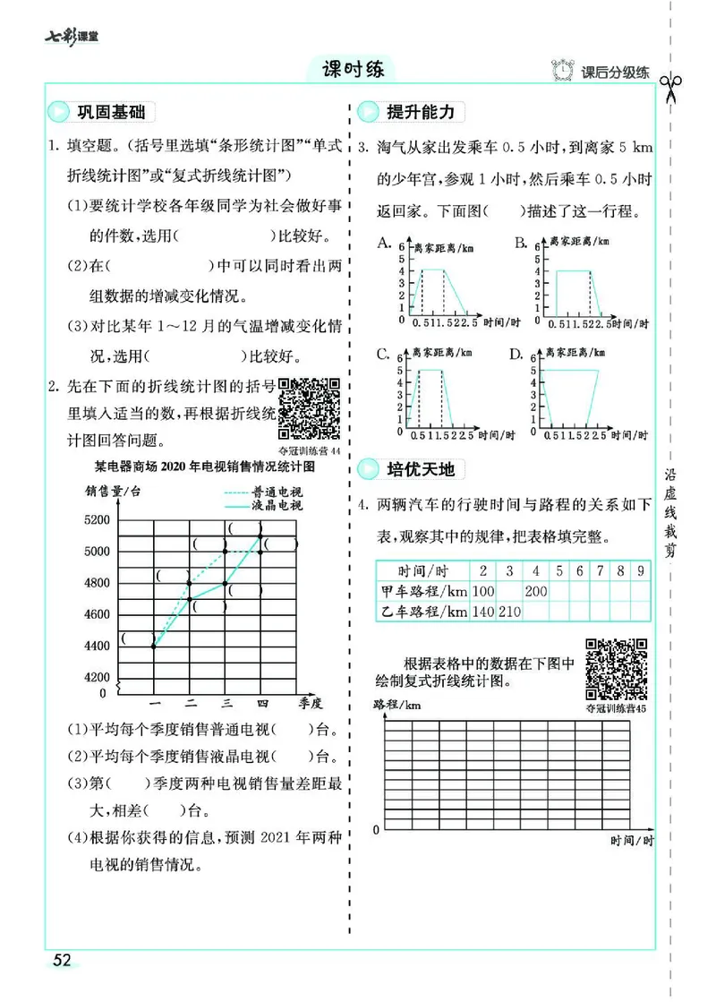 七彩课堂人教版数学5年级学生用书素养提升手册_26春四年级上下册人教版_四上英语合集人教版PEP英语四年级上册新教材（教学视频+课件+动画+音频+练习+教案）_17练习资料_《预习卡》