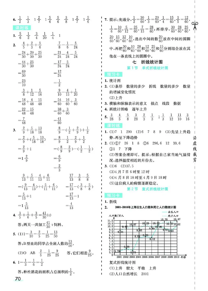 七彩课堂人教版数学5年级学生用书素养提升手册_26春四年级上下册人教版_四上英语合集人教版PEP英语四年级上册新教材（教学视频+课件+动画+音频+练习+教案）_17练习资料_《预习卡》