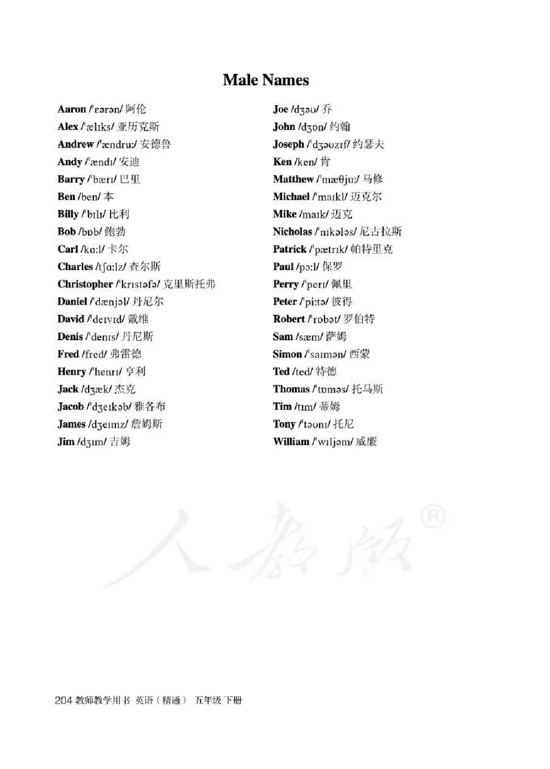 5下_26春四年级上下册人教版_四上英语合集人教版PEP英语四年级上册新教材（教学视频+课件+动画+音频+练习+教案）_16教师用书_小学英语_人教精通版小学英语(三起点)