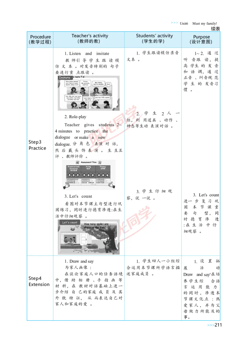 Unit6_26春四年级上下册人教版_四上英语合集人教版PEP英语四年级上册新教材（教学视频+课件+动画+音频+练习+教案）_19同步教案课件_人教pep3_小学英语PEP单独教案（3-6年级上下册）