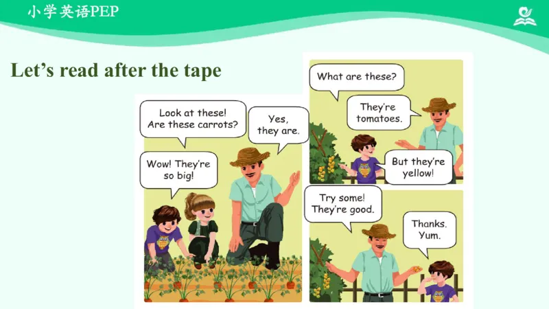 Unit4Atthefarm-PartA课件_26春四年级上下册人教版_四上英语合集人教版PEP英语四年级上册新教材（教学视频+课件+动画+音频+练习+教案）_19同步教案课件_人教pep3_4年级下册_PDF课件