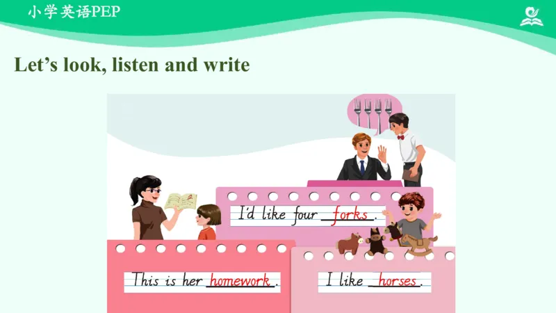 Unit4Atthefarm-PartA课件_26春四年级上下册人教版_四上英语合集人教版PEP英语四年级上册新教材（教学视频+课件+动画+音频+练习+教案）_19同步教案课件_人教pep3_4年级下册_PDF课件