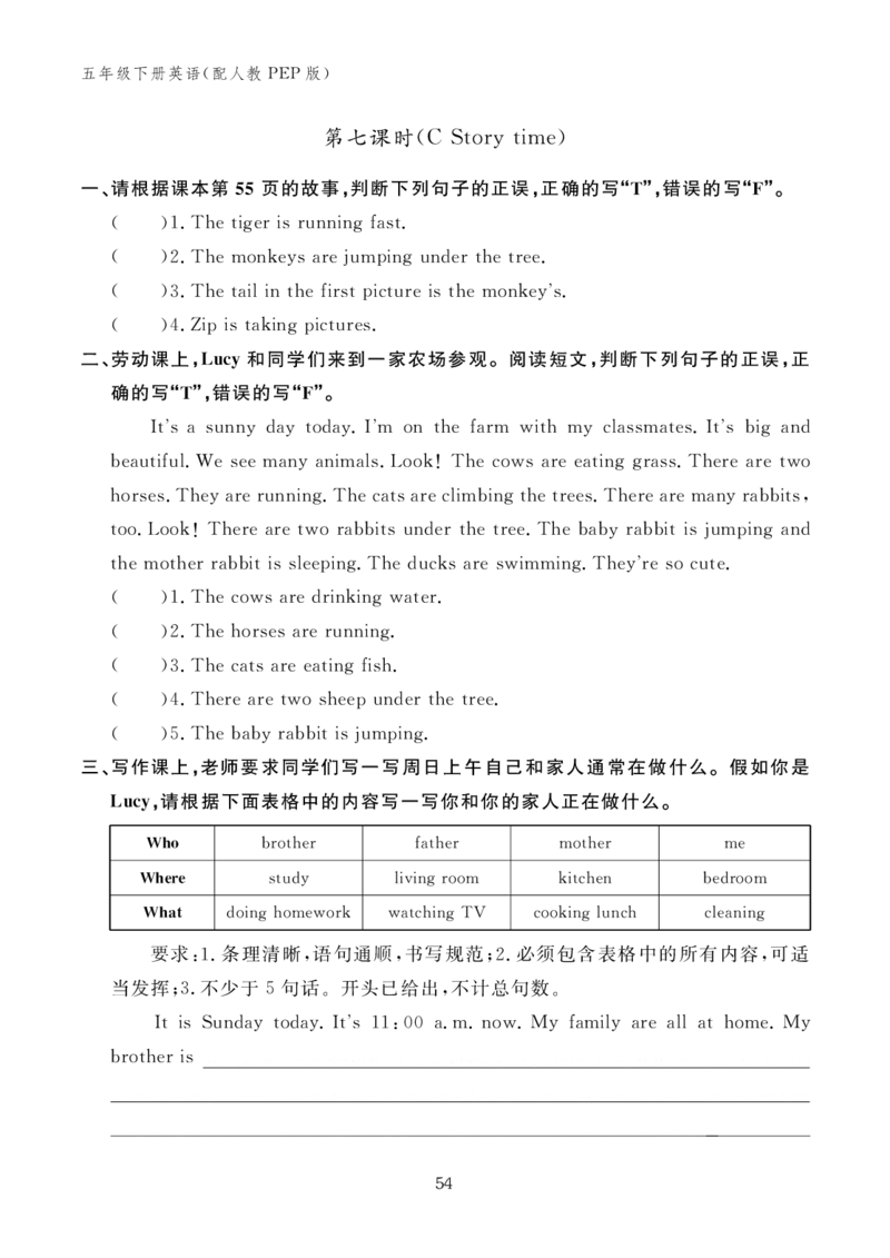 Unit5Whosedogisit？10094505_26春四年级上下册人教版_四上英语合集人教版PEP英语四年级上册新教材（教学视频+课件+动画+音频+练习+教案）_17练习资料_小学英语（预习复习资料大礼包）
