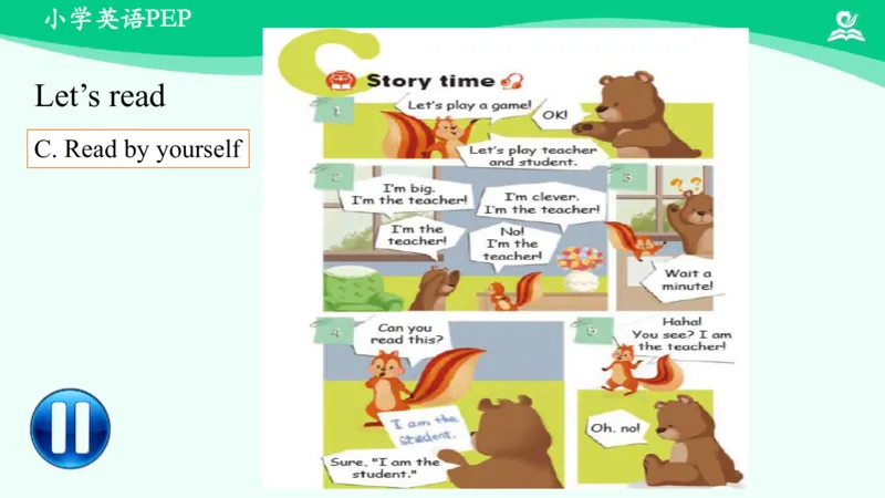 Unit1PartC课件_26春四年级上下册人教版_四上英语合集人教版PEP英语四年级上册新教材（教学视频+课件+动画+音频+练习+教案）_19同步教案课件_人教pep3_3年级下册_PDF课件