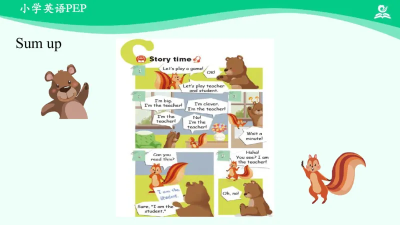 Unit1PartC课件_26春四年级上下册人教版_四上英语合集人教版PEP英语四年级上册新教材（教学视频+课件+动画+音频+练习+教案）_19同步教案课件_人教pep3_3年级下册_PDF课件