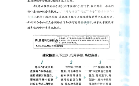 三年级英语上册人教PEP版24秋《王朝霞考点梳理时习卷》考点梳理手册_26春四年级上下册人教版_四上英语合集人教版PEP英语四年级上册新教材（教学视频+课件+动画+音频+练习+教案）
