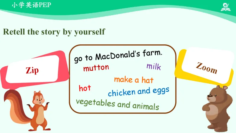 Unit4Atthefarm-PartC课件_26春四年级上下册人教版_四上英语合集人教版PEP英语四年级上册新教材（教学视频+课件+动画+音频+练习+教案）_19同步教案课件_人教pep3_4年级下册_PDF课件