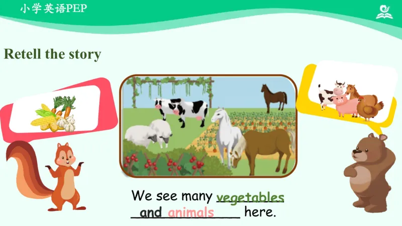 Unit4Atthefarm-PartC课件_26春四年级上下册人教版_四上英语合集人教版PEP英语四年级上册新教材（教学视频+课件+动画+音频+练习+教案）_19同步教案课件_人教pep3_4年级下册_PDF课件