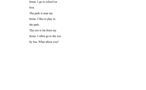 5Lesson14NearandFar_课后练习_26春四年级上下册人教版_四上英语合集人教版PEP英语四年级上册新教材（教学视频+课件+动画+音频+练习+教案）_17练习资料_《小学英语》