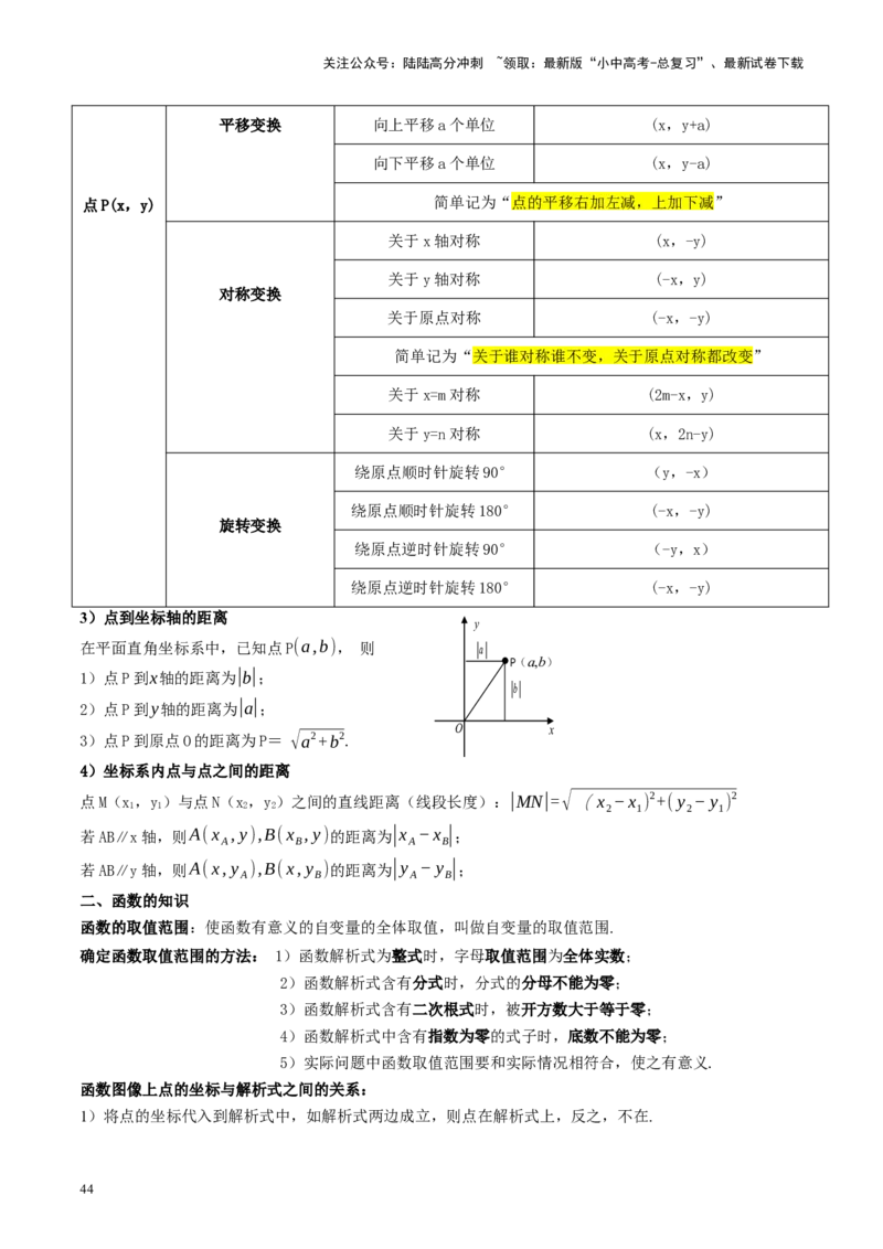 专题02函数及其性质（讲练）（解析版）_02中考总复习（2026版更新中）_02-数学-中考总复习_2024年中考复习资料_二轮复习资料_完2024年中考数学二轮复习课件+讲义+练习（全国通用）