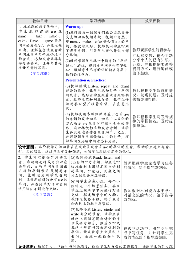 Unit1Meetingnewpeople教案_26春四年级上下册人教版_四上英语合集人教版PEP英语四年级上册新教材（教学视频+课件+动画+音频+练习+教案）_19同步教案课件_人教pep3_3-6下册_2025春_教案