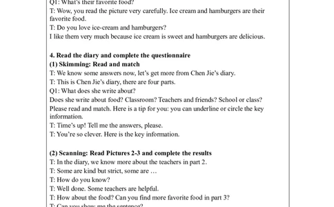 Recycle1-教学设计(1)_26春四年级上下册人教版_四上英语合集人教版PEP英语四年级上册新教材（教学视频+课件+动画+音频+练习+教案）_19同步教案课件_人教pep3_3-6上册_5年级上册_Unit3