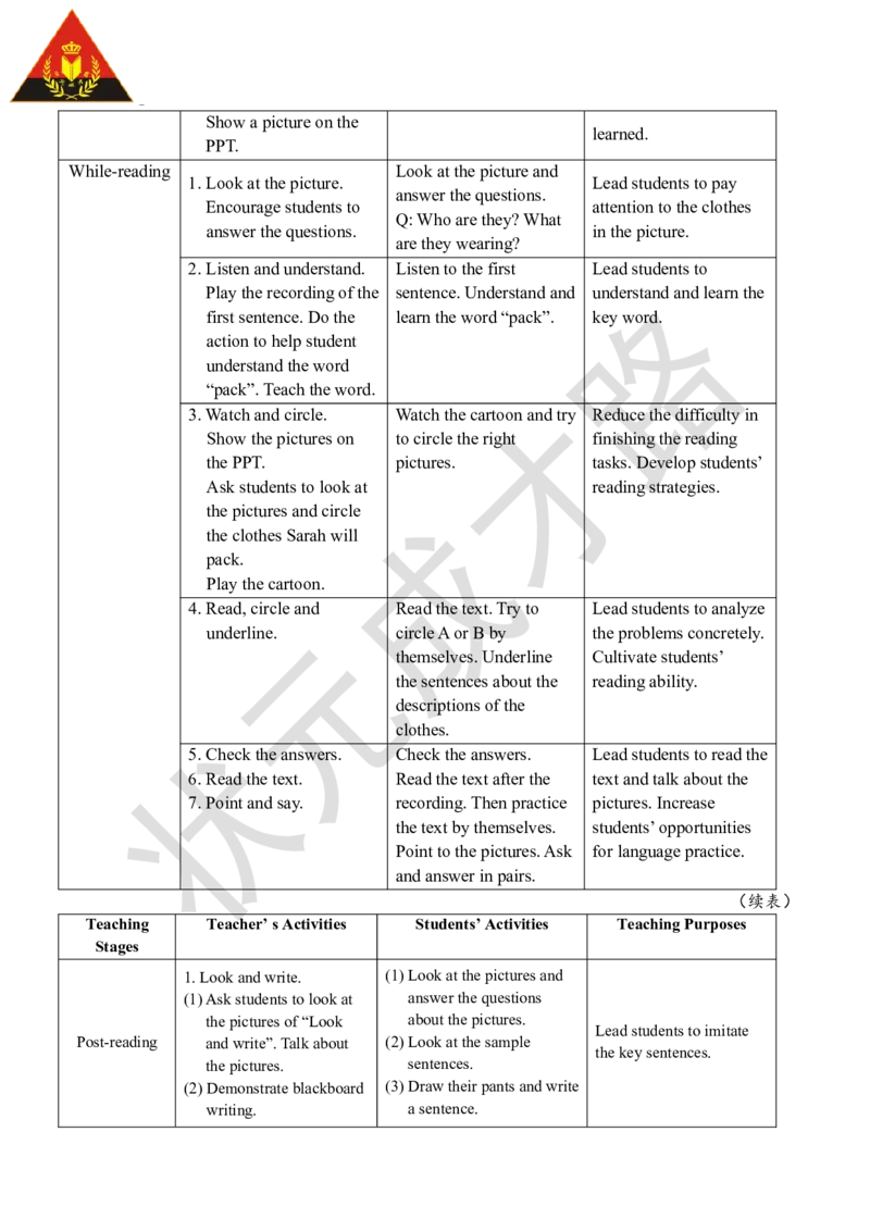 Thesixthperiod（第六课时）_26春四年级上下册人教版_四上英语合集人教版PEP英语四年级上册新教材（教学视频+课件+动画+音频+练习+教案）_19同步教案课件_人教pep3_3-6下册_4年级下册_Unit5
