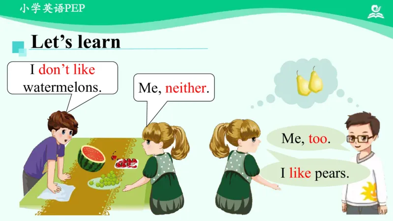 Unit5PartB课件_26春四年级上下册人教版_四上英语合集人教版PEP英语四年级上册新教材（教学视频+课件+动画+音频+练习+教案）_19同步教案课件_人教pep3_3年级下册_PDF课件