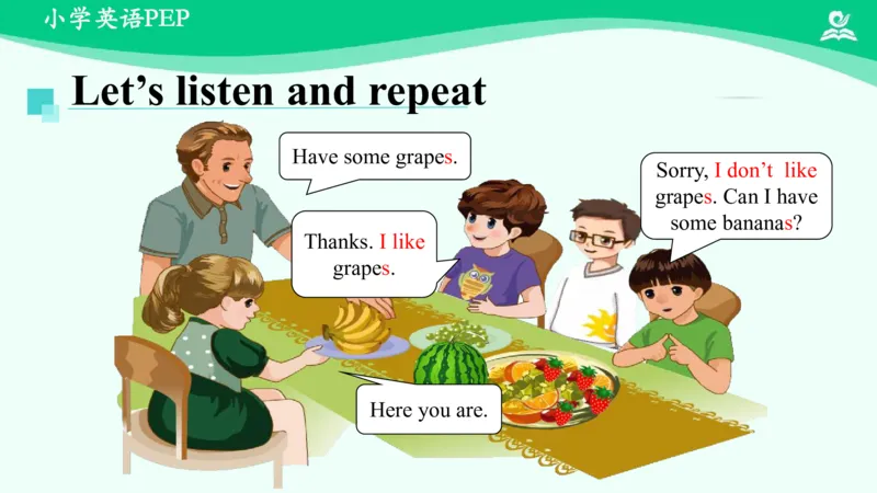 Unit5PartB课件_26春四年级上下册人教版_四上英语合集人教版PEP英语四年级上册新教材（教学视频+课件+动画+音频+练习+教案）_19同步教案课件_人教pep3_3年级下册_PDF课件