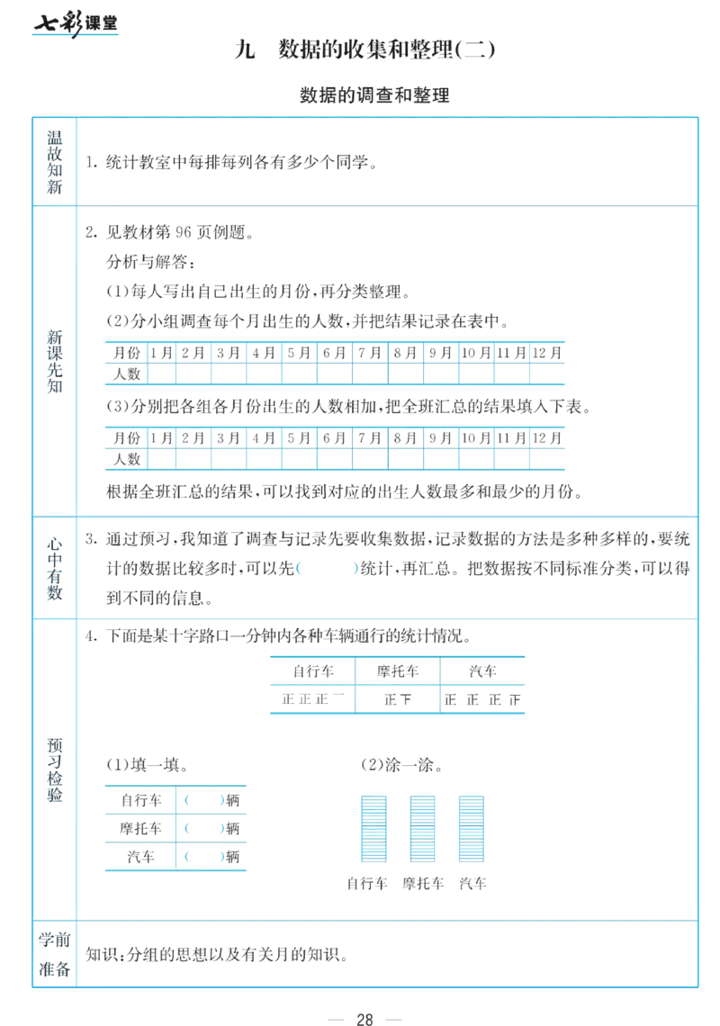 三年级下册数学苏教版预习卡_26春四年级上下册人教版_四上英语合集人教版PEP英语四年级上册新教材（教学视频+课件+动画+音频+练习+教案）_17练习资料_《预习卡》_小学数学苏教版