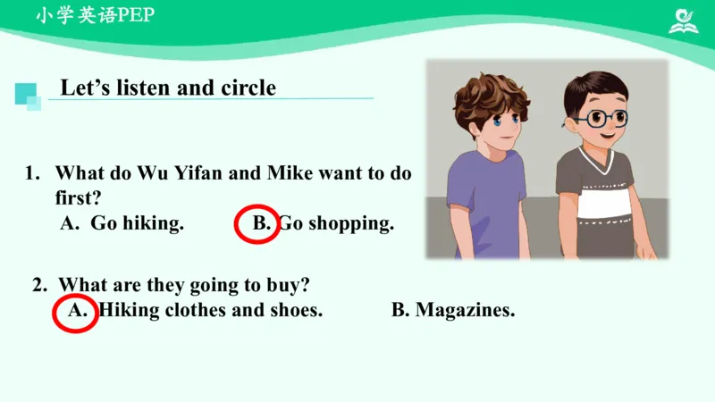 Unit1PartB课件_26春四年级上下册人教版_四上英语合集人教版PEP英语四年级上册新教材（教学视频+课件+动画+音频+练习+教案）_19同步教案课件_人教pep3_6年级下册_PDF课件